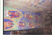 A mural painting in {rad nas} Monastery.